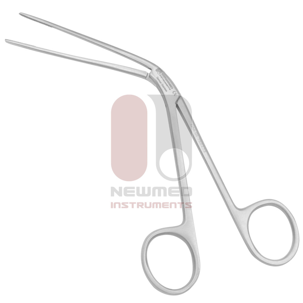 Tilley 鼻包帯鉗子 - 鋸歯状ジョー、角度付き