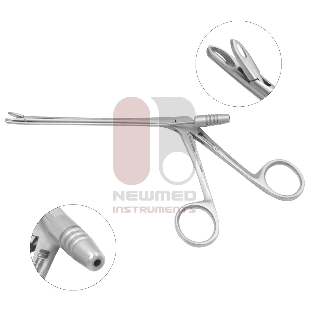 ワイル・ブレイクスリー式副鼻腔吸引鉗子 - 窓付き楕円カップジョー