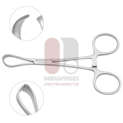 Lorna (Edna) Towel Forceps - w/ non-perforating teeth