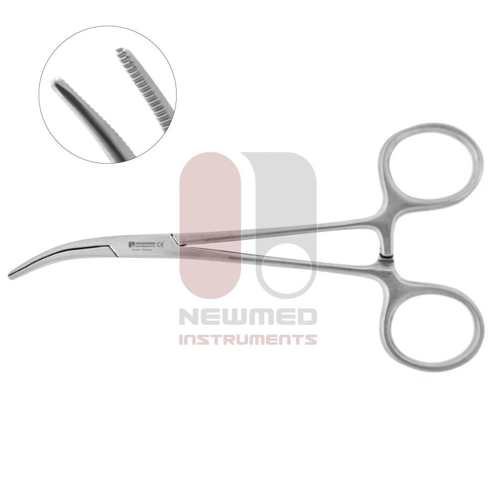 Dandy Scalp Forceps - Curved to side