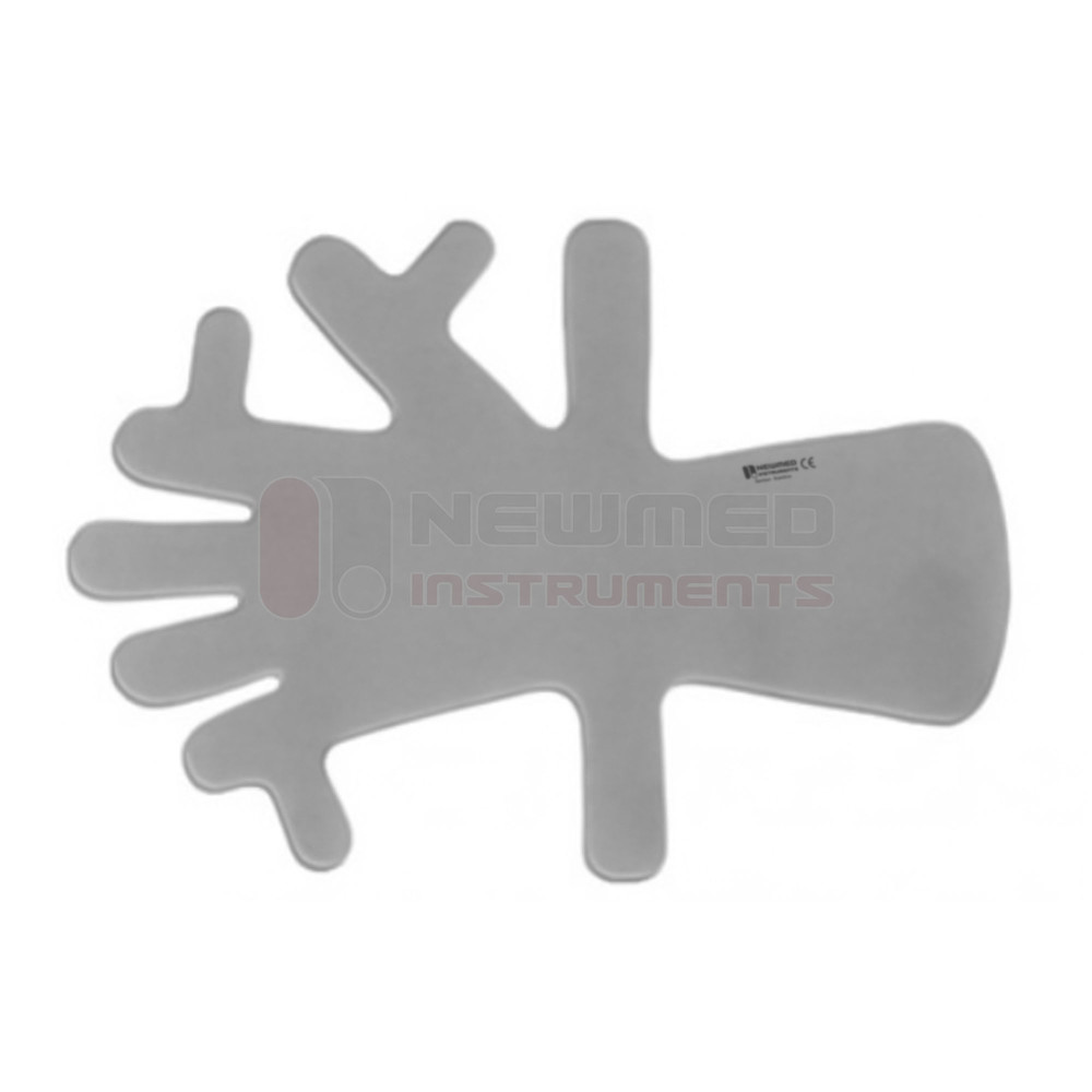 Surgical Lead Hand Retractor Plate Surgical Lead Hand Retractor Plate