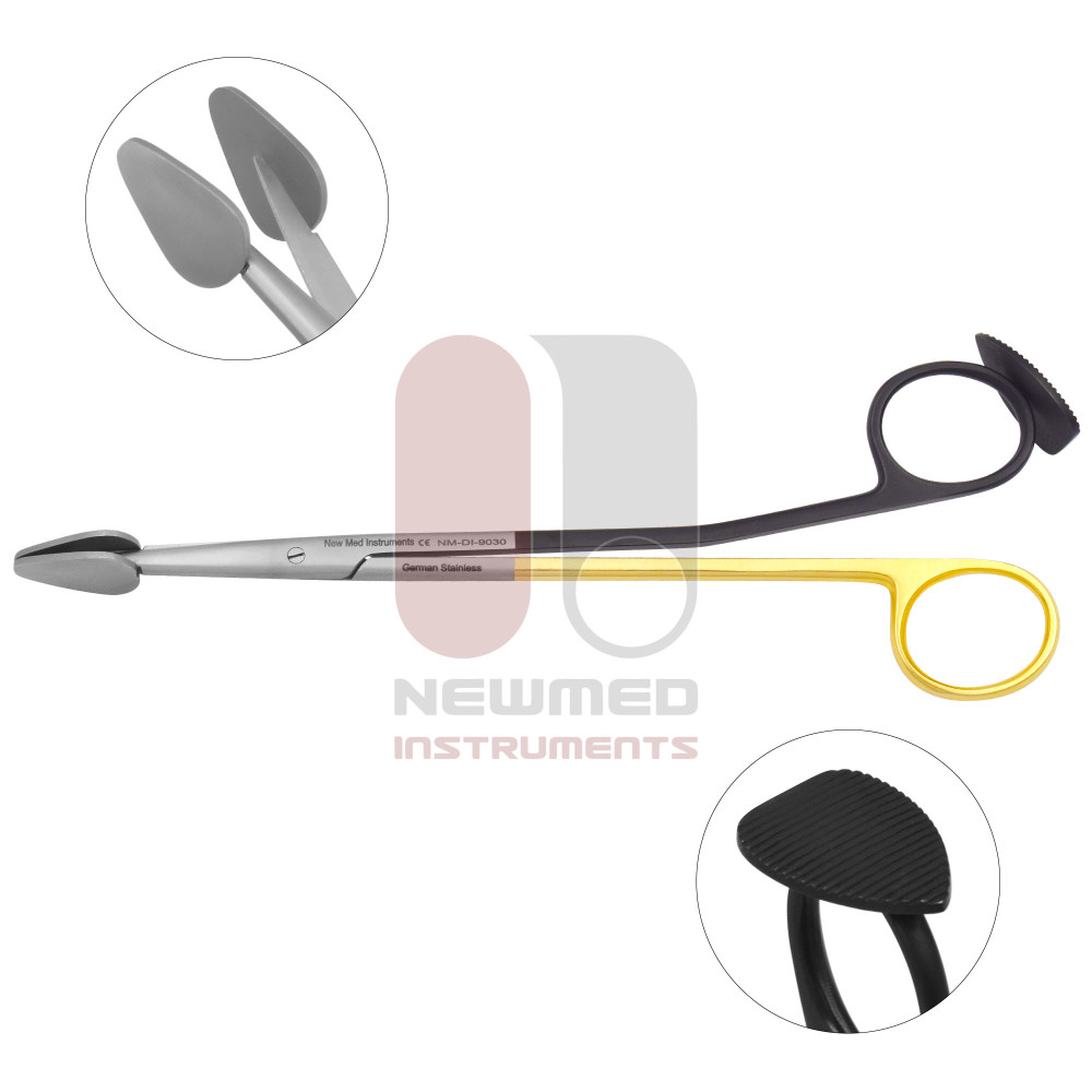 Trepsat Face Lift Dissection Scissors - Spatulated-Tipped