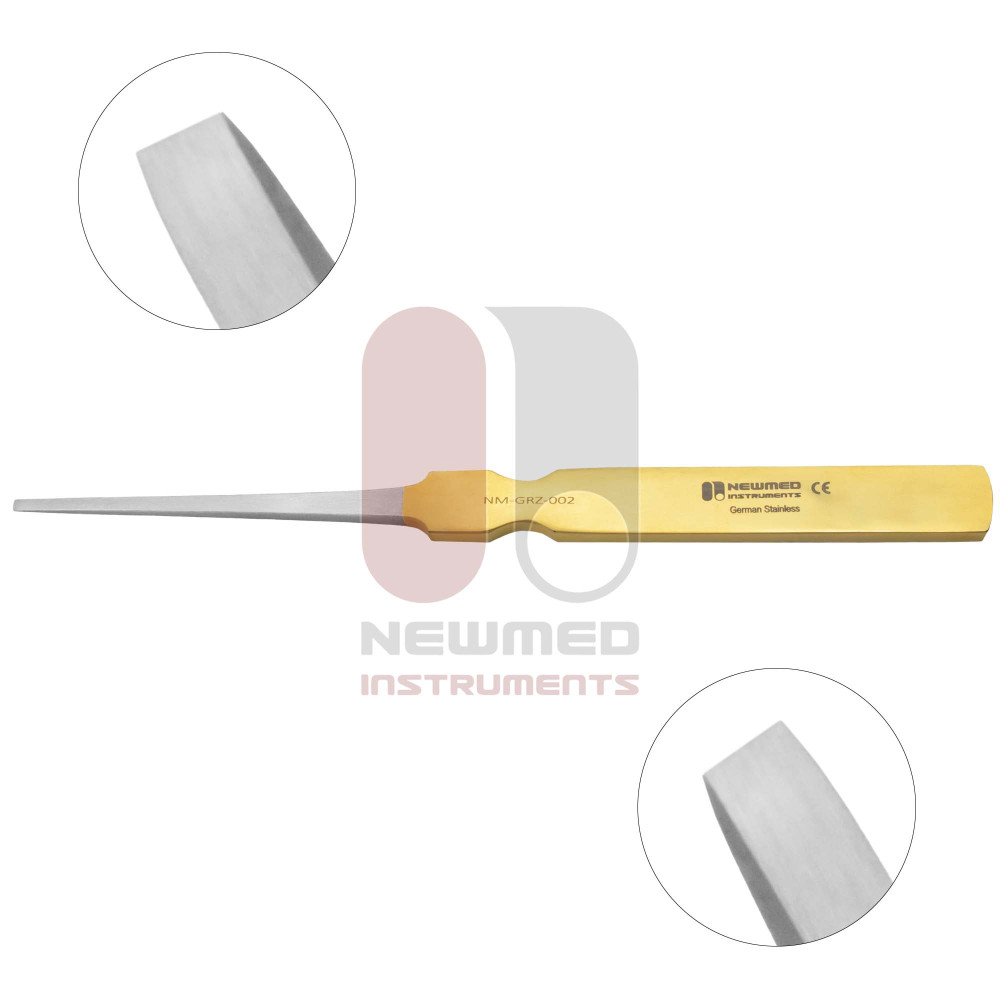 Micro Rhinoplasty Osteotome, Straight, Double-edged Grinding Micro Rhinoplasty Osteotome, Straight, Double-edged Grinding