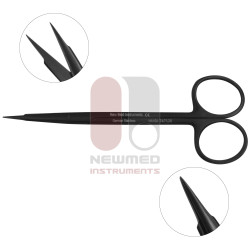 Gorney Micro-Serrated Edge Scissors - Tungsten Carbide Blade and Premium Black Ceramic Coating