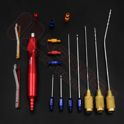 Neck Liposuction Cannula Set - Complete Kit