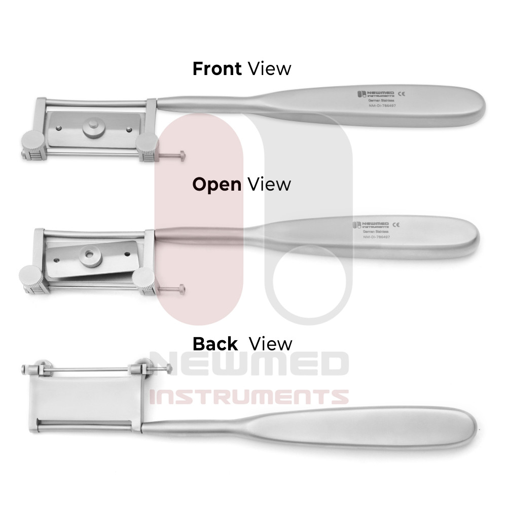 Silbernes Dermatom-Hauttransplantationsmesser