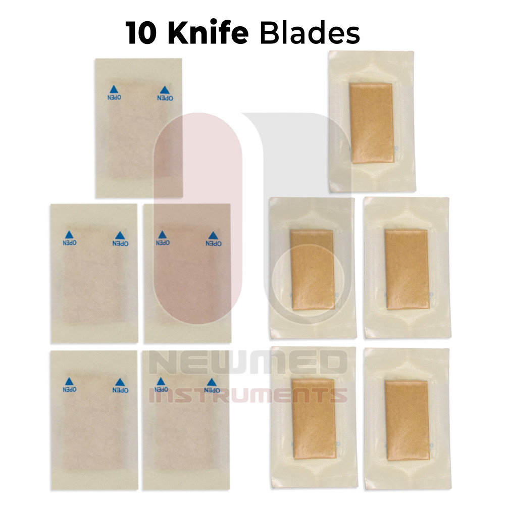 Silbernes Dermatom-Hauttransplantationsmesser