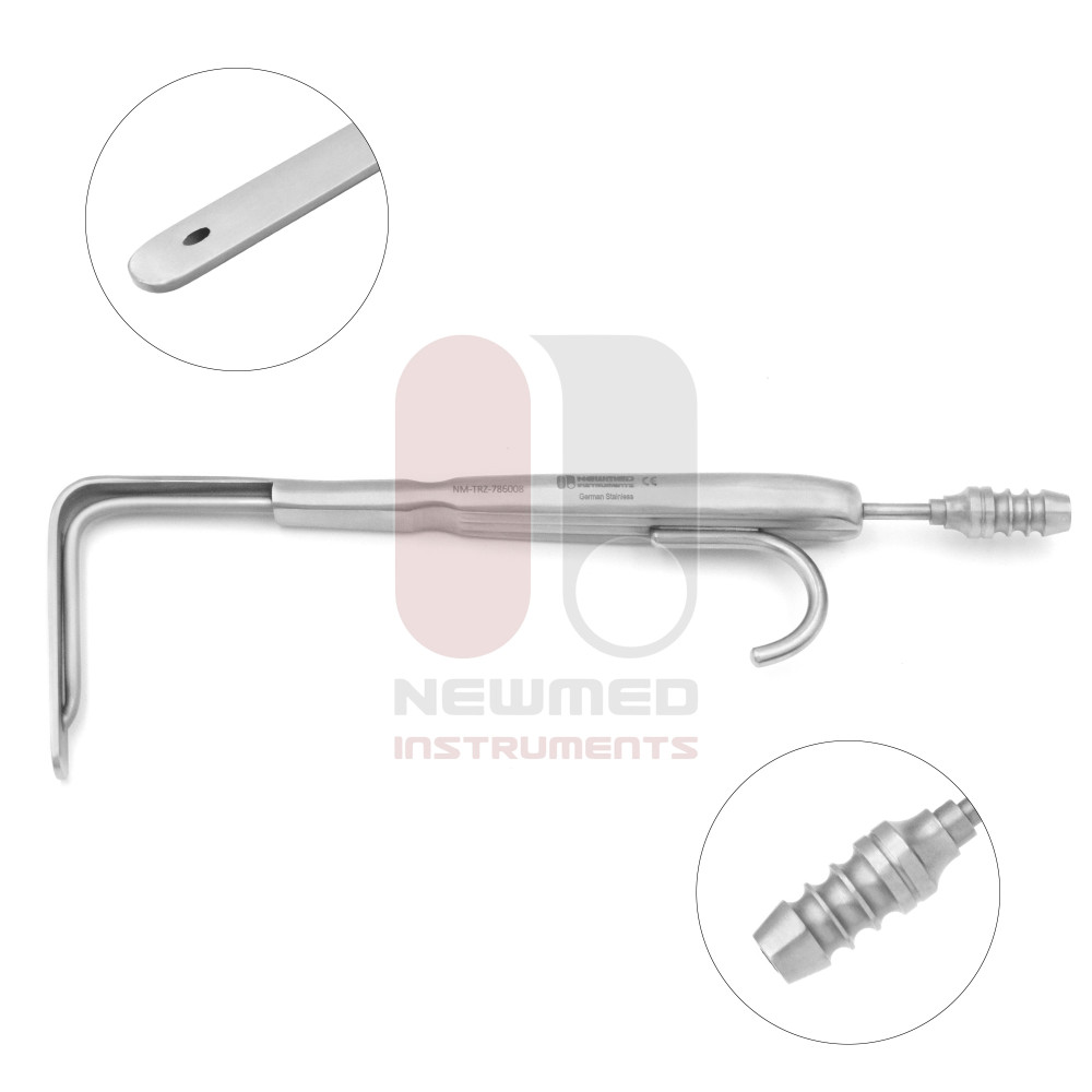 Retractor Nasal Aufricht Con Succión Retractor Nasal Aufricht Con Succión