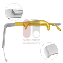 Tebbetts Fiber Optic Lighted Breast Retractor With Suction