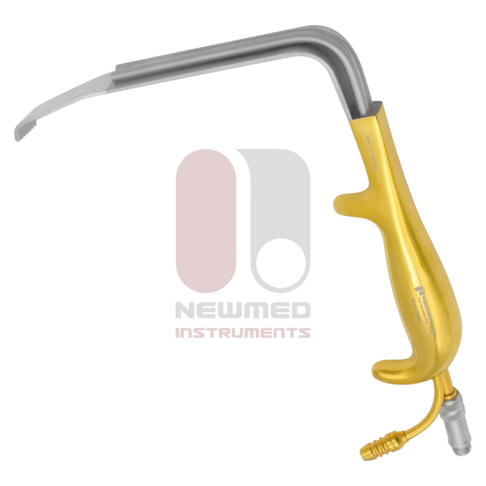 Tebbetts Fiber Optic Lighted Breast Retractor With Suction