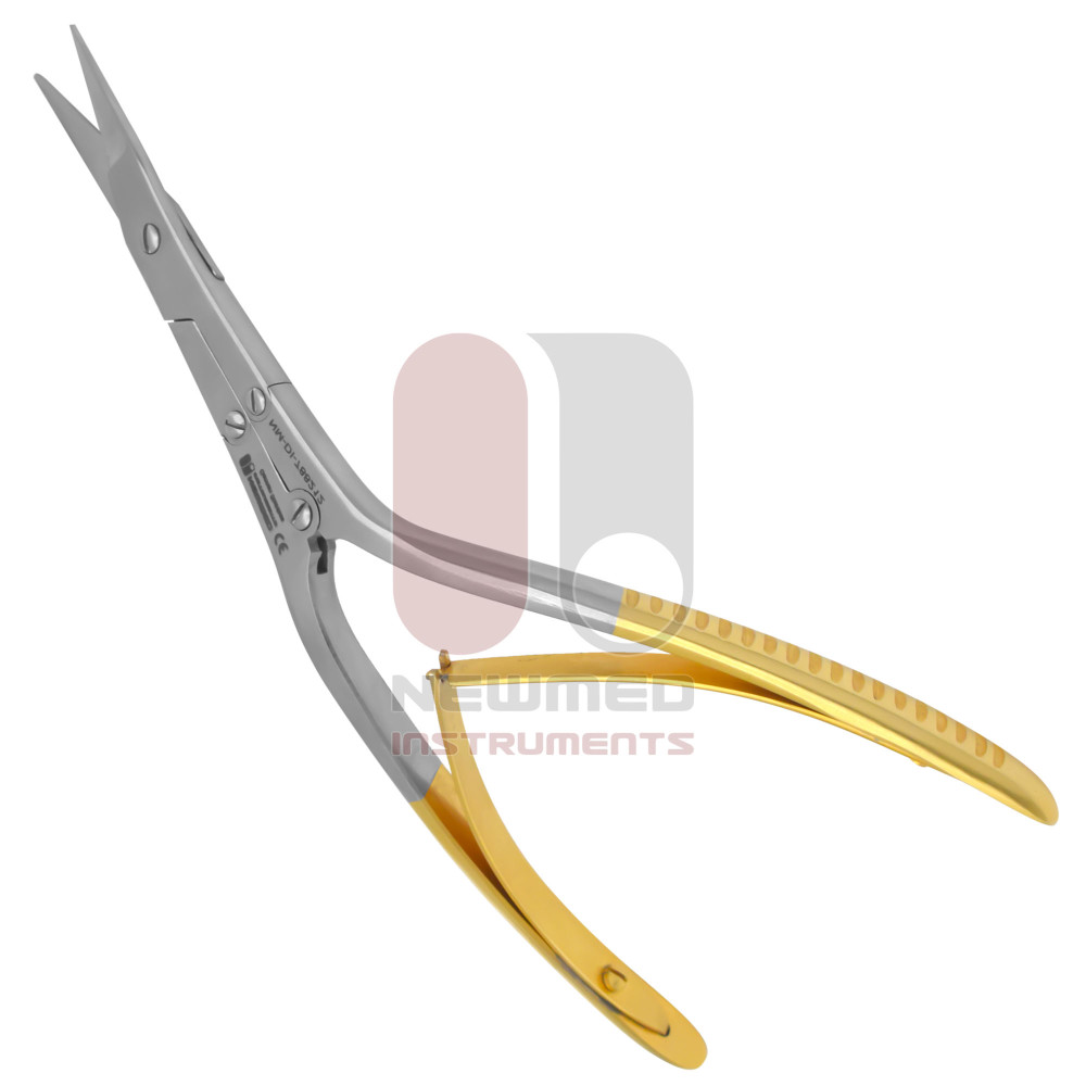 Caplan Septum Nasal Scissors, Serrated, Angled ( Tungsten Carbide )