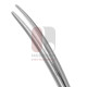 Delicate Metzenbaum Scissors, Curved Serrated (Tungsten Carbide)