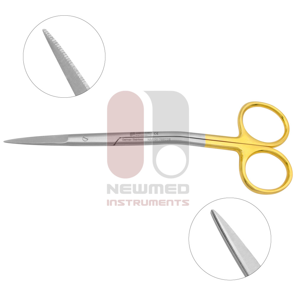 Fanous Dorsal Scissors - SuperCut Serrated ( Tungsten Carbide )