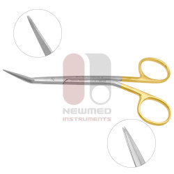 Giunta 鼻用はさみ、角度付き、スーパーカット（タングステンカーバイド）