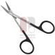 Gunter Nasal Double-Beveled Scissors, Angled - Serrated SuperCut