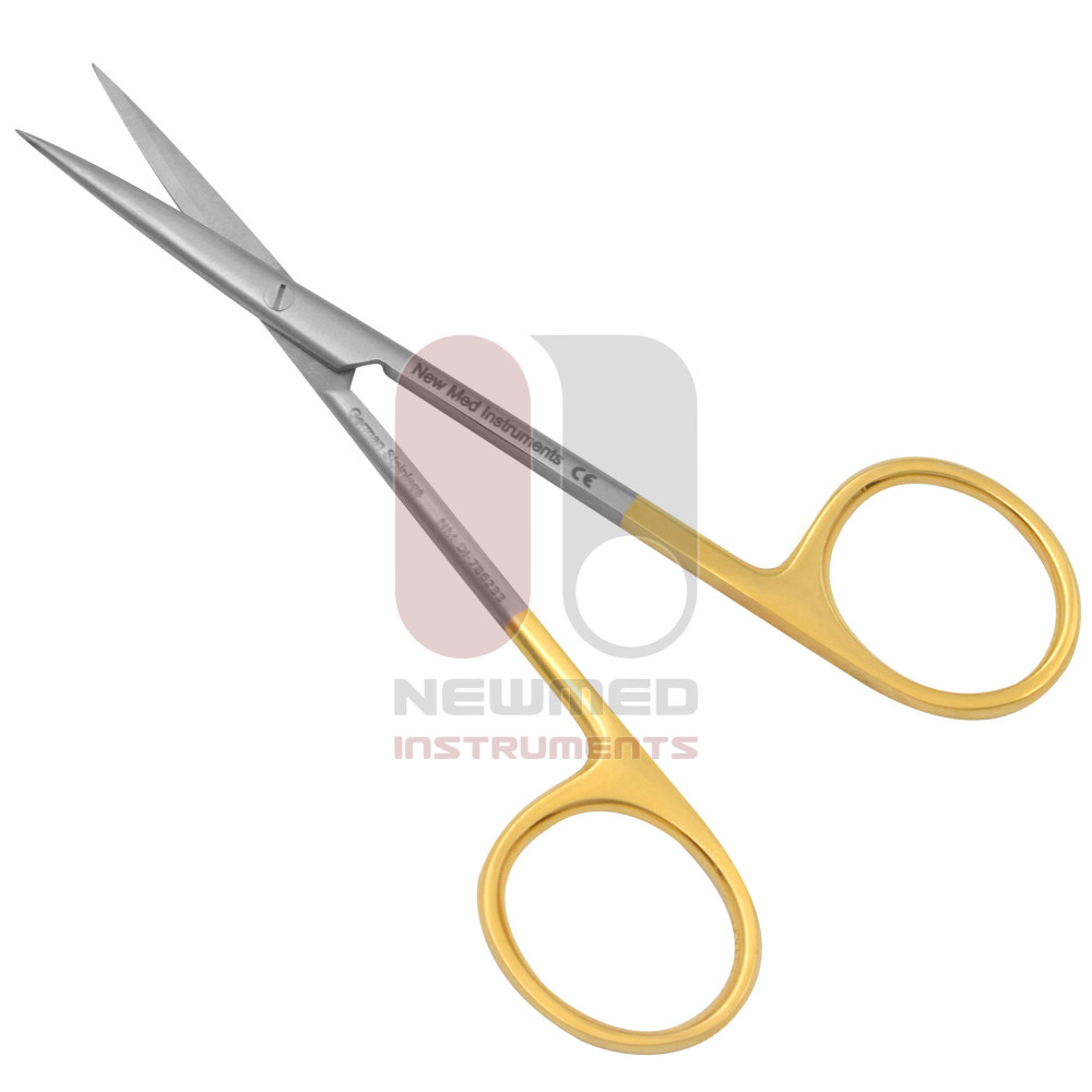 Iris Scissors Fine Tips, Serrated - Tungsten Carbide