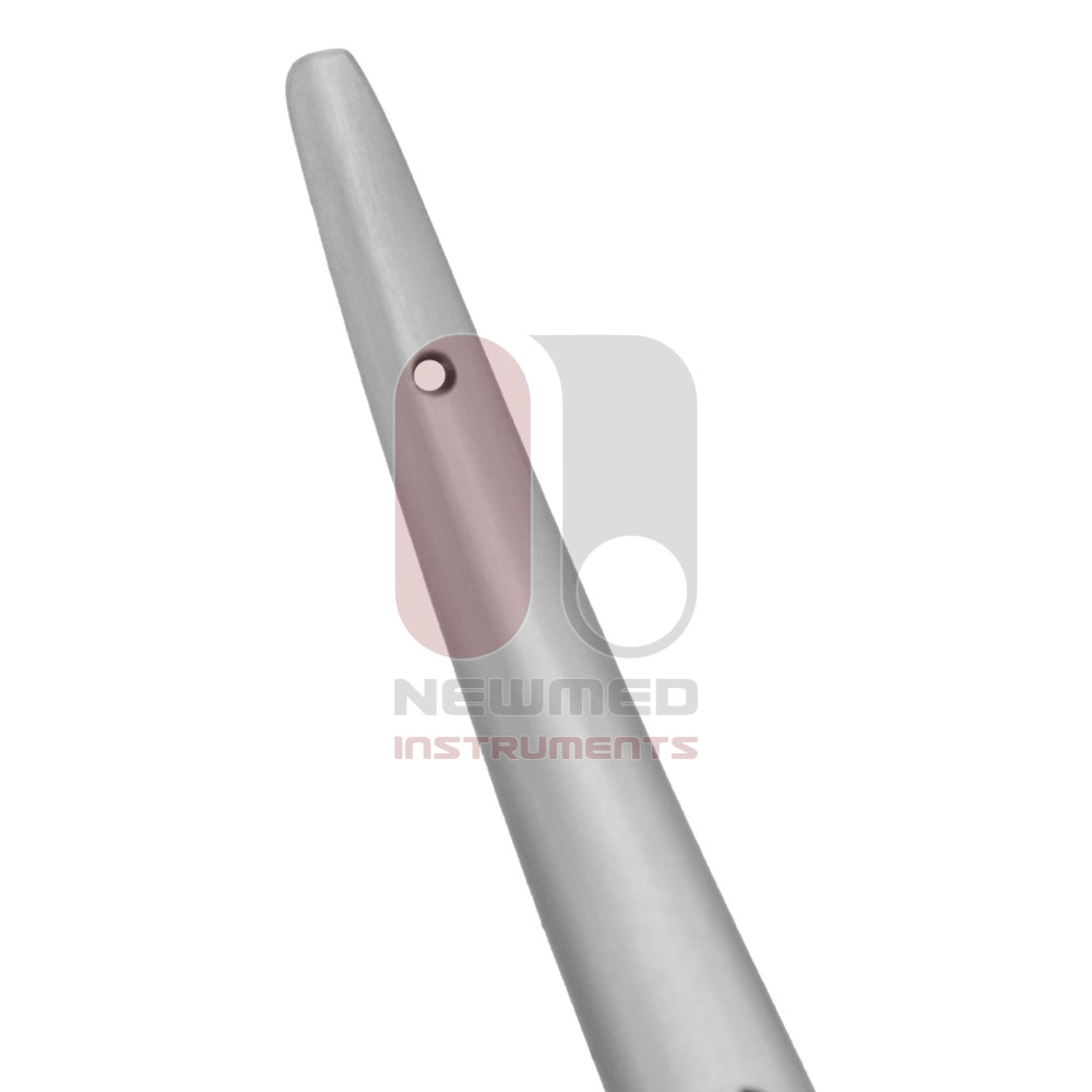 Kleinere Nahtschere mit Nahtloch in den Klingen, gebogen Kleinere Nahtschere mit Nahtloch in den Klingen, gebogen