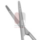 Kleinere Nahtschere mit Nahtloch in den Klingen, gebogen Kleinere Nahtschere mit Nahtloch in den Klingen, gebogen