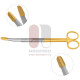 Solz Gold Tip Scissors - Curved Strong Double Beveled Blades Solz Gold Tip Scissors - Curved Strong Double Beveled Blades