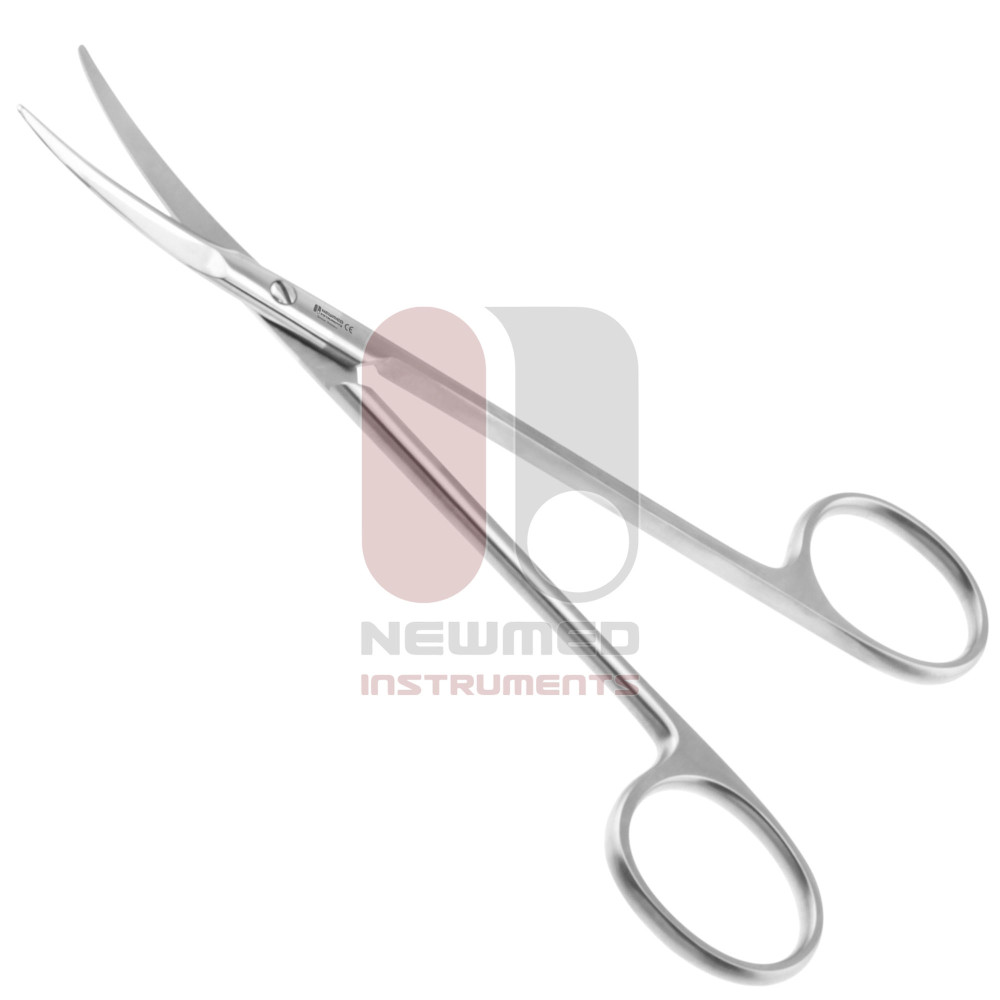 Goldman Nasal Scissors - Saber Back, Semi-sharp outer edges, curved Goldman Nasal Scissors - Saber Back, Semi-sharp outer edges, curved