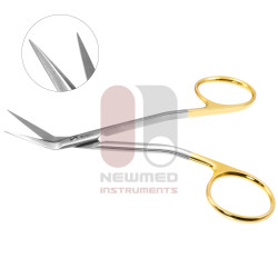 Ножницы Gorney Swan Neck с изогнутыми кончиками и тупыми кончиками - Носовые ножницы Walter, карбид вольфрама Ножницы Gorney Swan Neck с изогнутыми кончиками и тупыми кончиками - Носовые ножницы Walter, карбид вольфрама