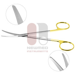 Kaye Facelift Scissors, Curved, Serrated Tungsten Carbide Kaye Facelift Scissors, Curved, Serrated Tungsten Carbide