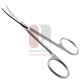 Ciseaux Metzenbaum - Dentelés, carbure de tungstène, pointes pointues