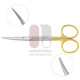Greenberg PAR Scissors - Tungsten carbide, serrated, curved Greenberg PAR Scissors - Tungsten carbide, serrated, curved