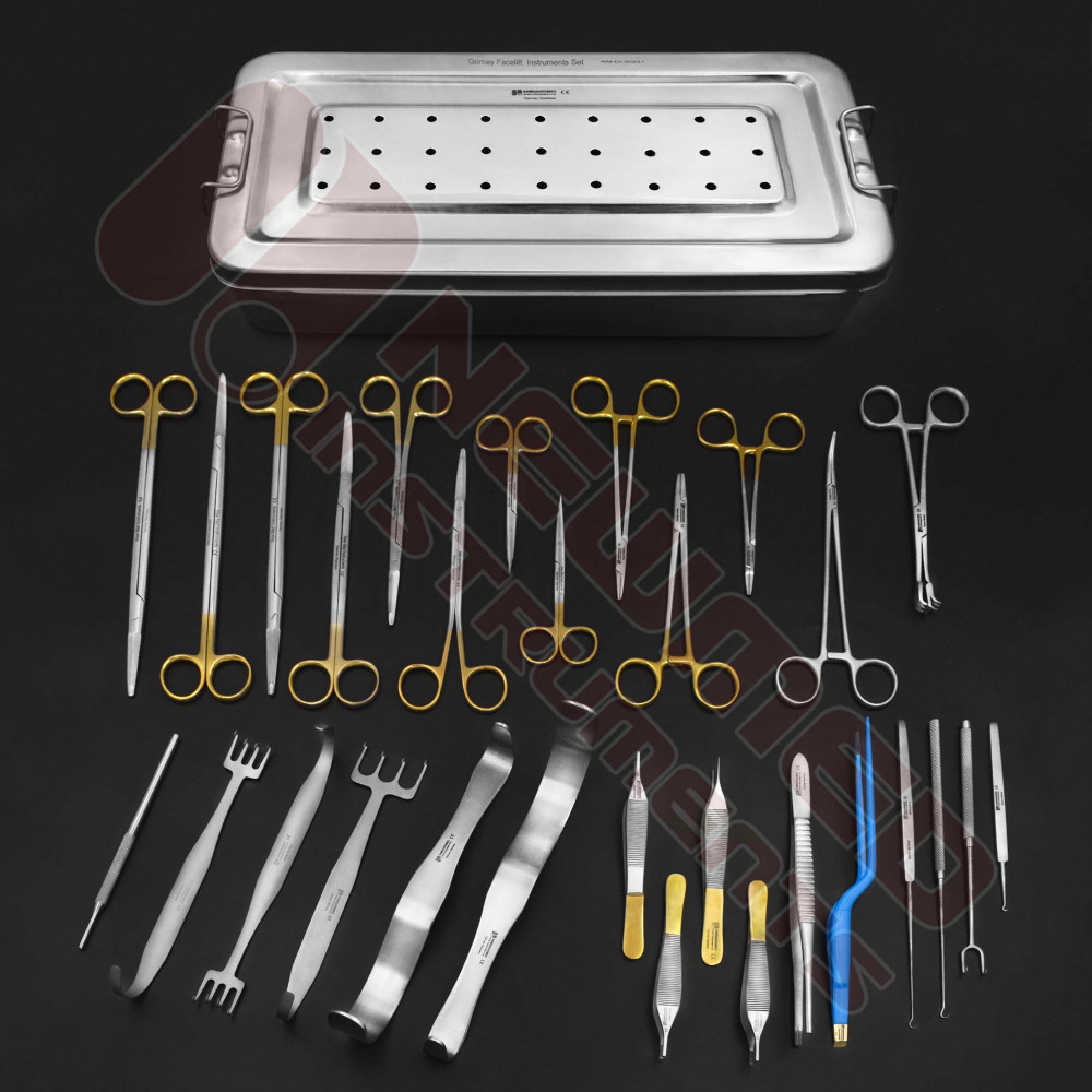 Gorney Facelift Instruments Set, Gorney Facelift Instruments Set,