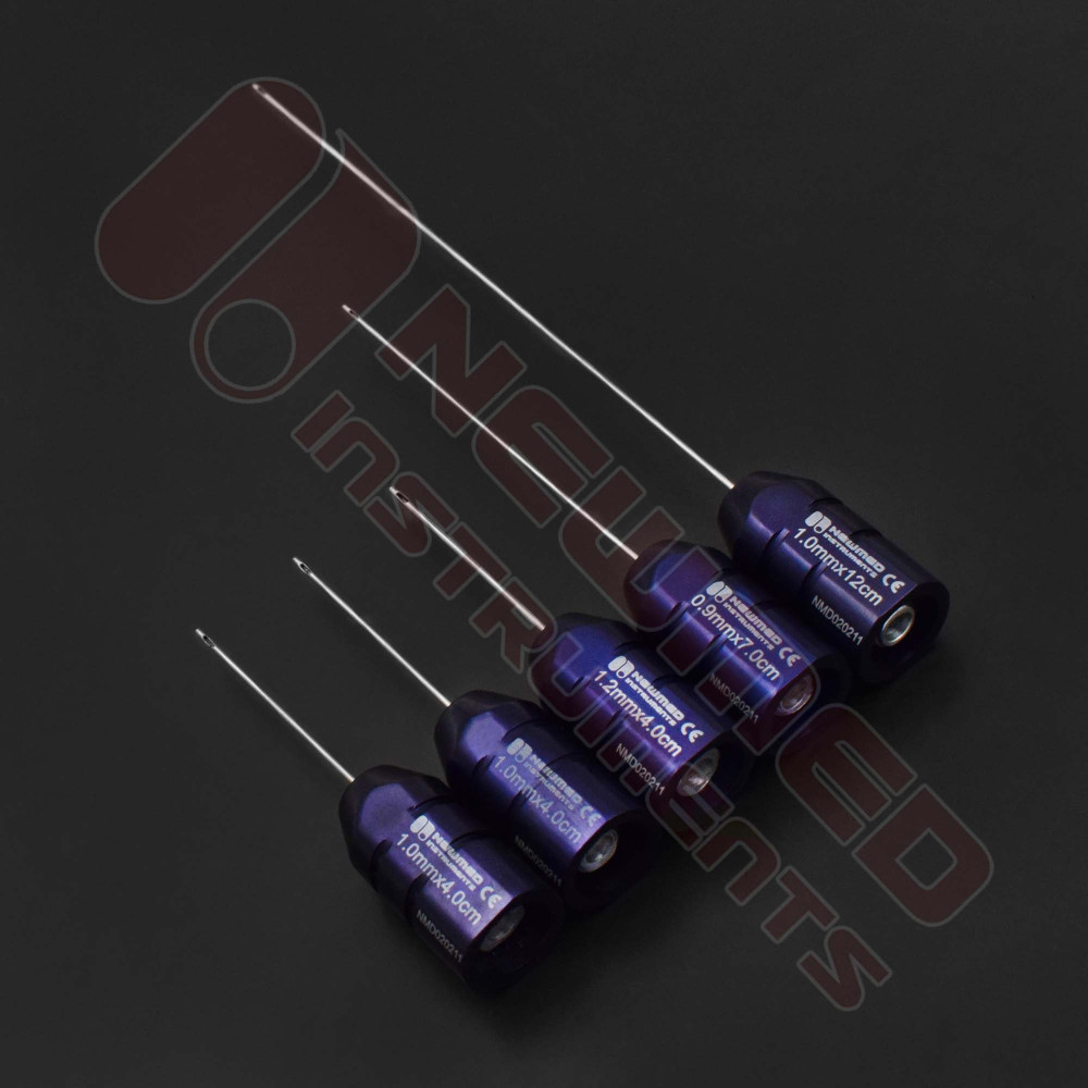 Micro Fat Injection Set of 5 Cannula - Super Luer Lock Fat Injectors