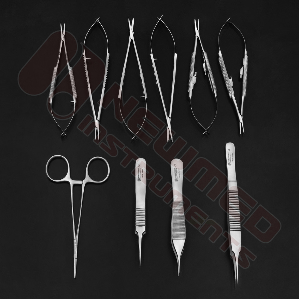 Micro Surgical Instruments Set Micro Surgical Instruments Set