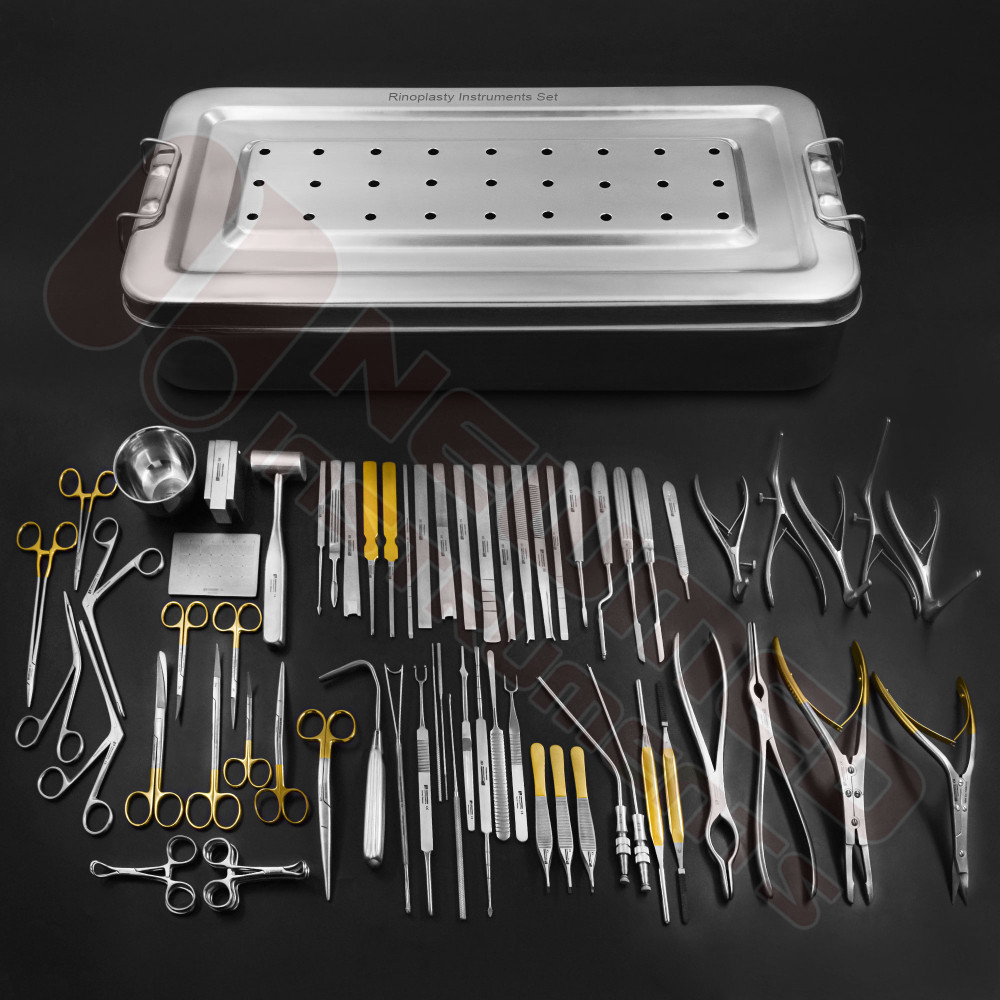 Complete Rhinoplasty Instruments Set of 69 Pcs ( Nose Job Surgery Kit ) Complete Rhinoplasty Instruments Set of 69 Pcs ( Nose Job Surgery Kit )