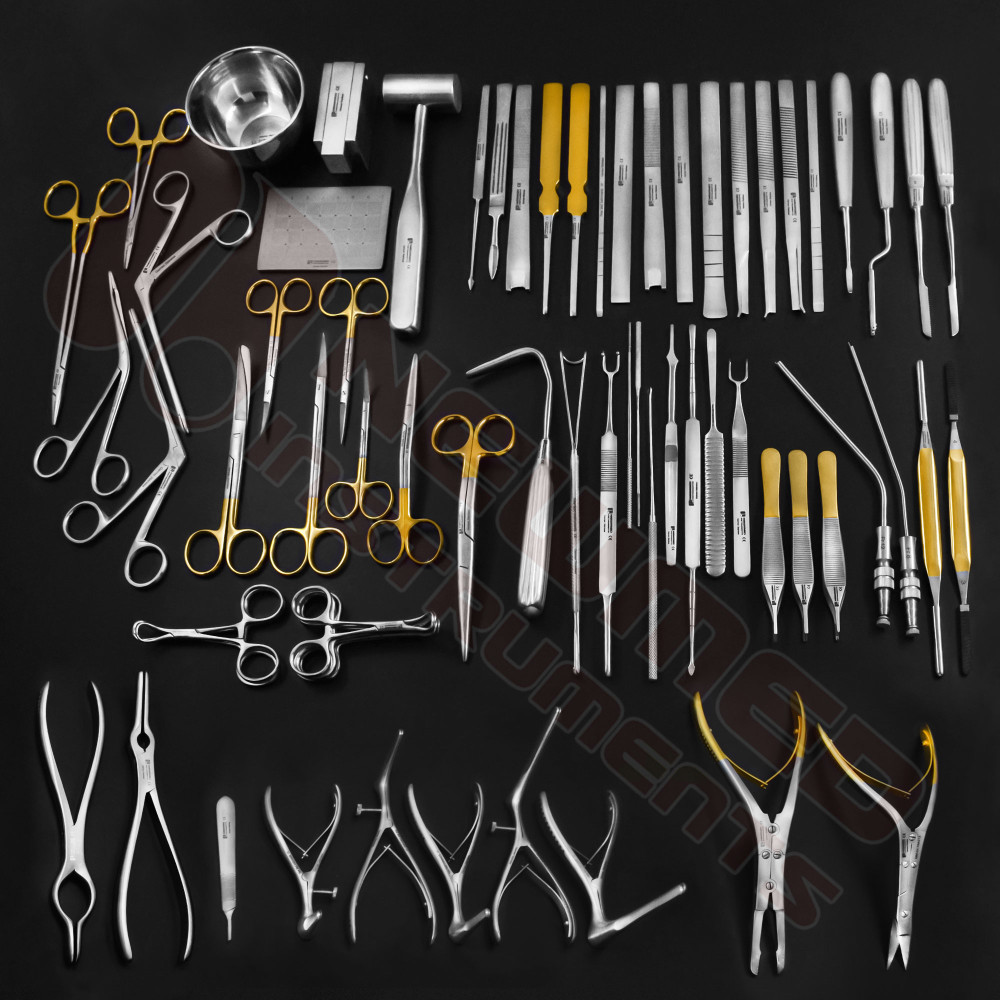 Complete Rhinoplasty Instruments Set of 69 Pcs ( Nose Job Surgery Kit ) Complete Rhinoplasty Instruments Set of 69 Pcs ( Nose Job Surgery Kit )