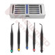 Set of 5 Aetranox Spade Dental Proximators® with Cassette Set of 5 Aetranox Spade Dental Proximators® with Cassette