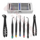 Set of 5 Aetranox Spade Dental Proximators® and 2 Extraction Forceps with Cassette Set of 5 Aetranox Spade Dental Proximators® and 2 Extraction Forceps with Cassette