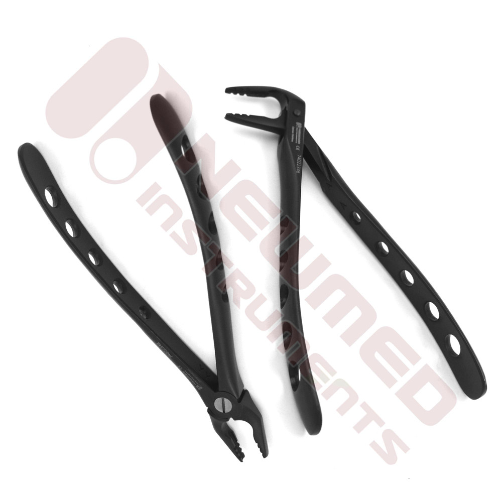 Set of 5 Aetranox Spade Dental Proximators® and 2 Extraction Forceps with Cassette Set of 5 Aetranox Spade Dental Proximators® and 2 Extraction Forceps with Cassette