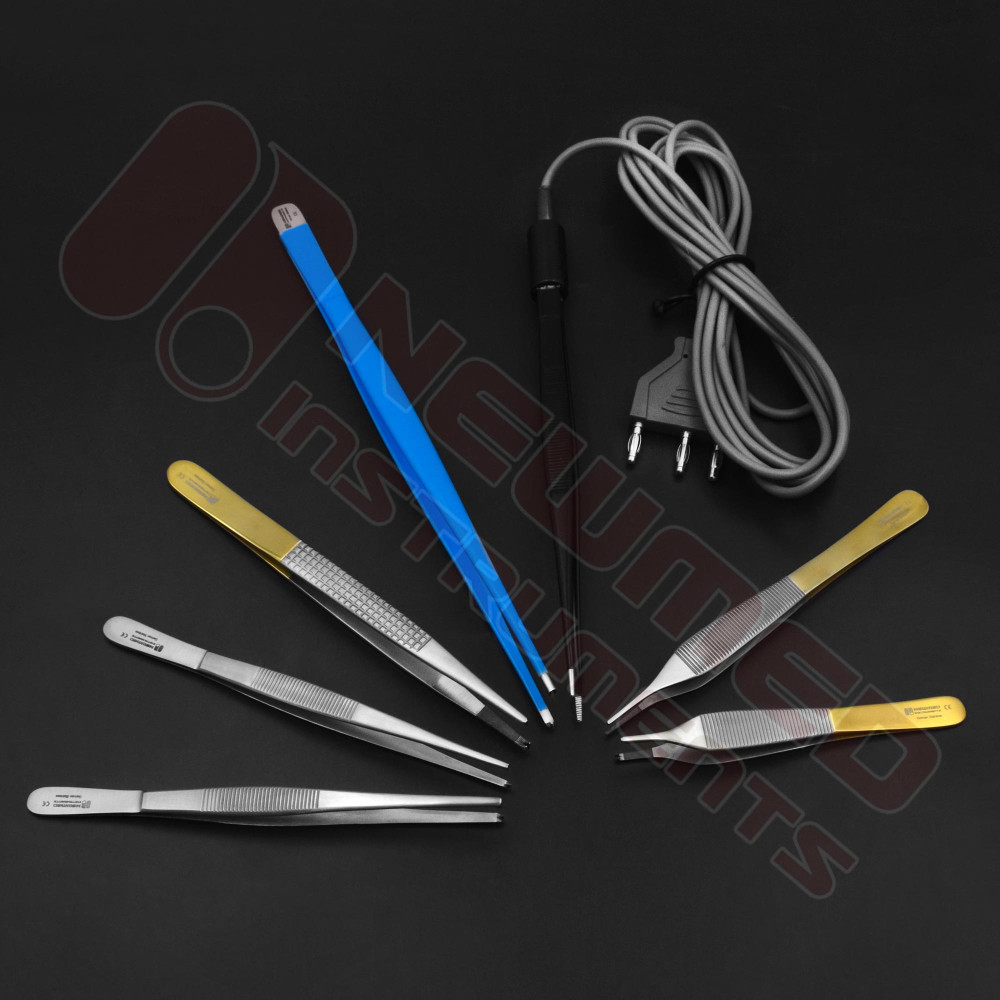 Tebbetts Breast Surgery Instruments Set of 38Pcs, Breast Augmentation Set