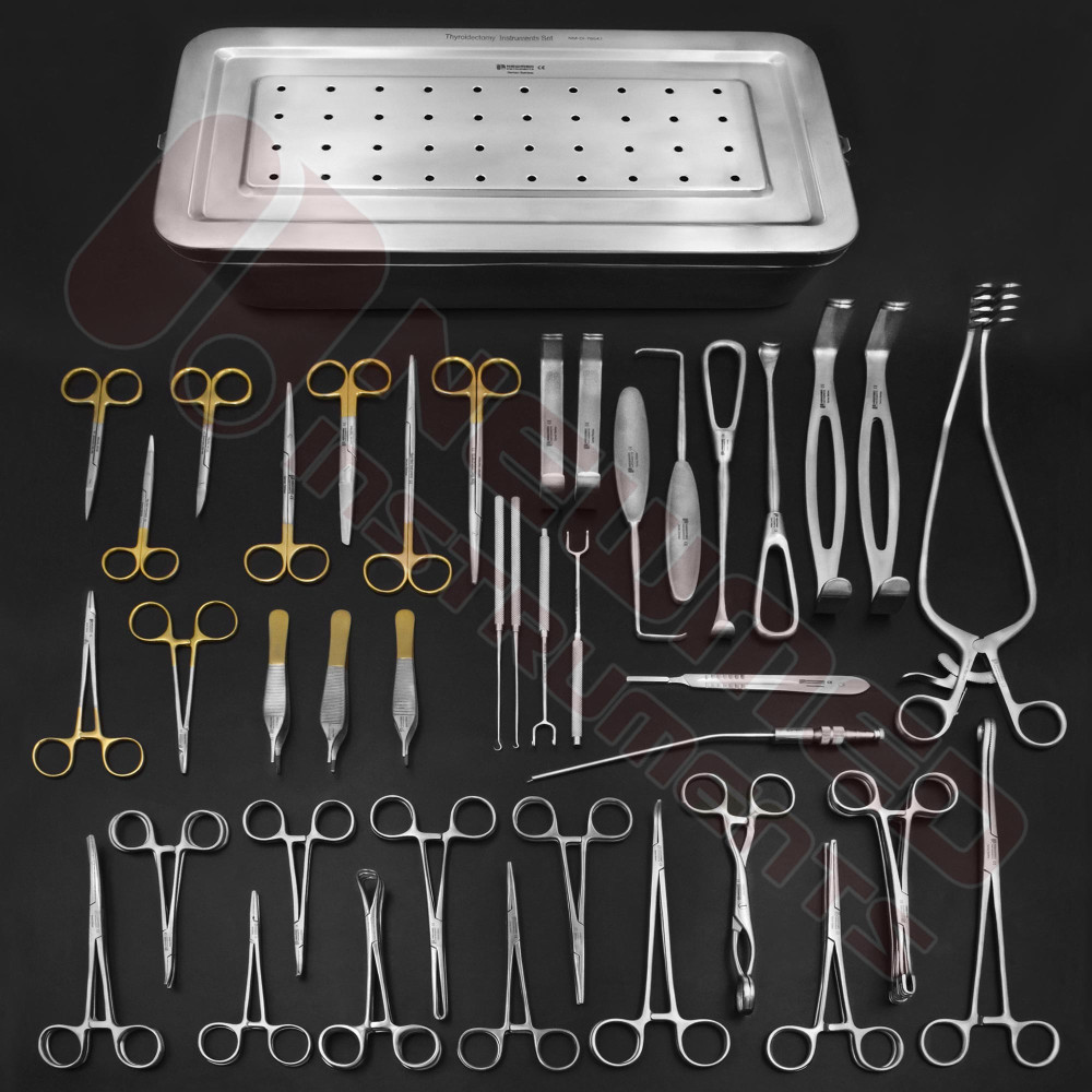 Thyroidectomy Instruments Set of 53 Pcs