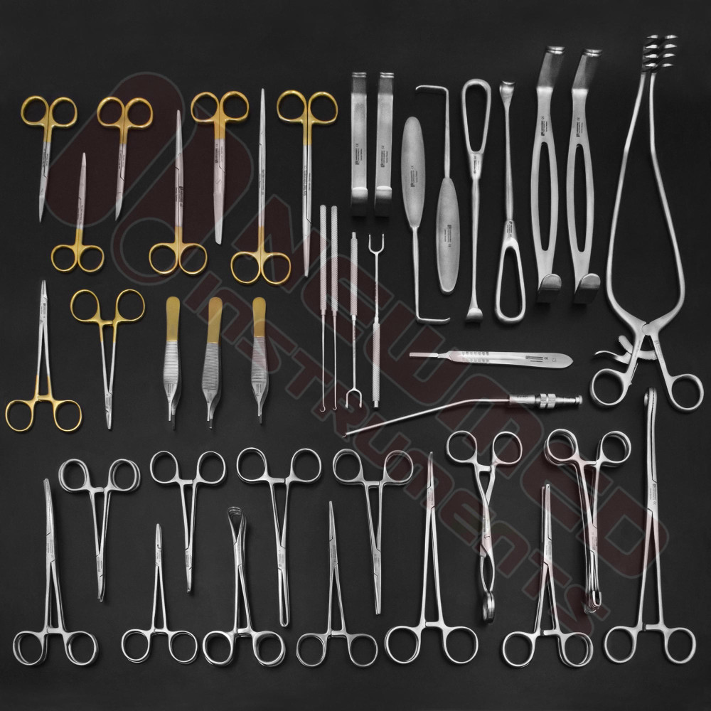 Thyroidectomy Instruments Set of 53 Pcs