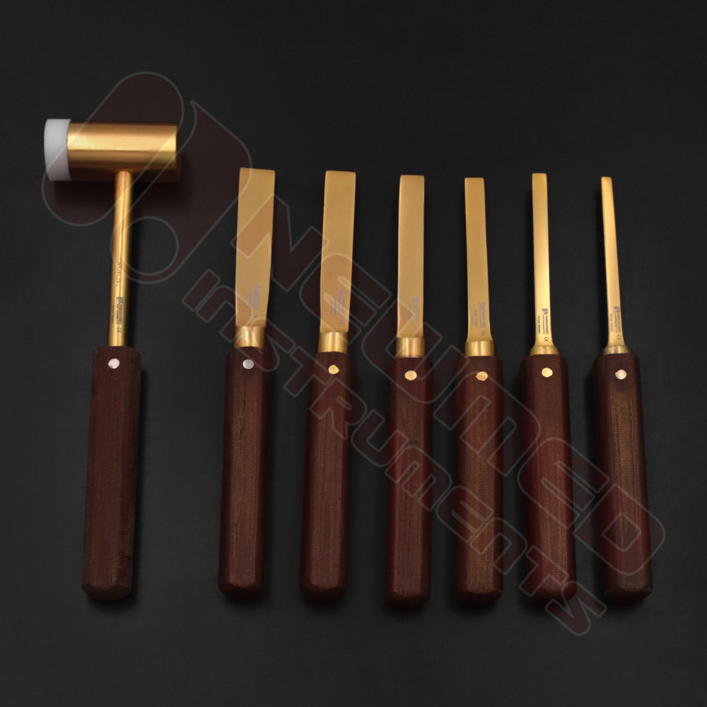 Ultra Fine Osteotome ( Titanium Nitride Coated )