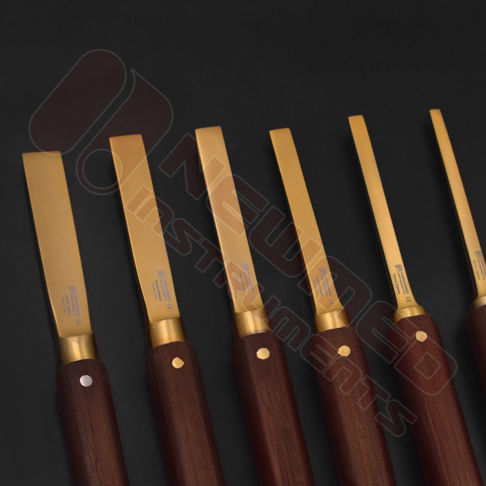 Ultra Fine Osteotome ( Titanium Nitride Coated )