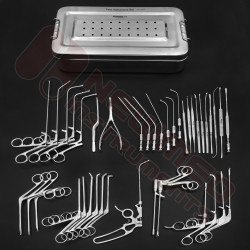Conjunto de instrumentos endoscópicos para cirugía de senos mayores Fess Conjunto de instrumentos endoscópicos para cirugía de senos mayores Fess