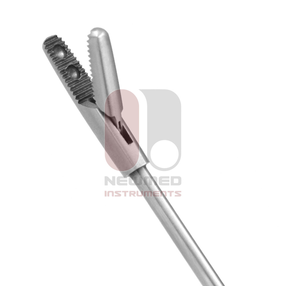 Pinça artroscópica romba com cabo anti-roquete Pinça artroscópica romba com cabo anti-roquete