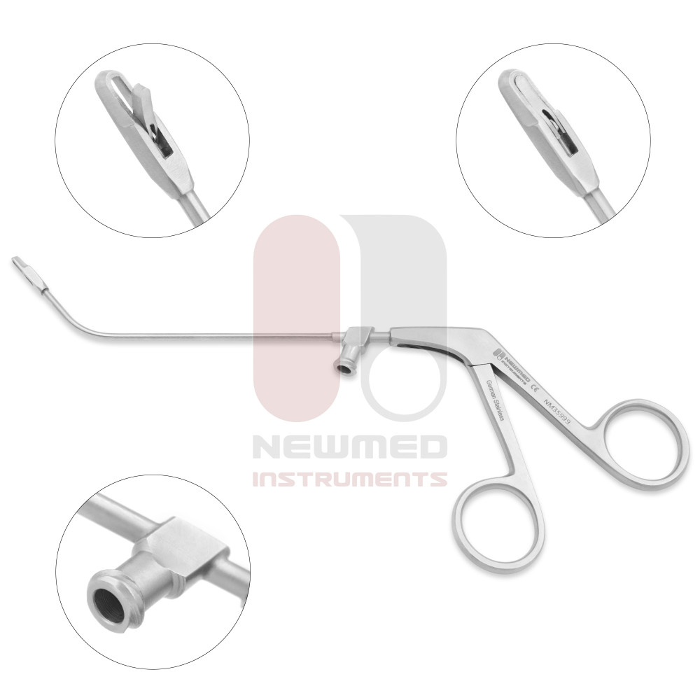 Pince à sinus frontal de Kuhn 90° - Coupe transversale Pince à sinus frontal de Kuhn 90° - Coupe transversale