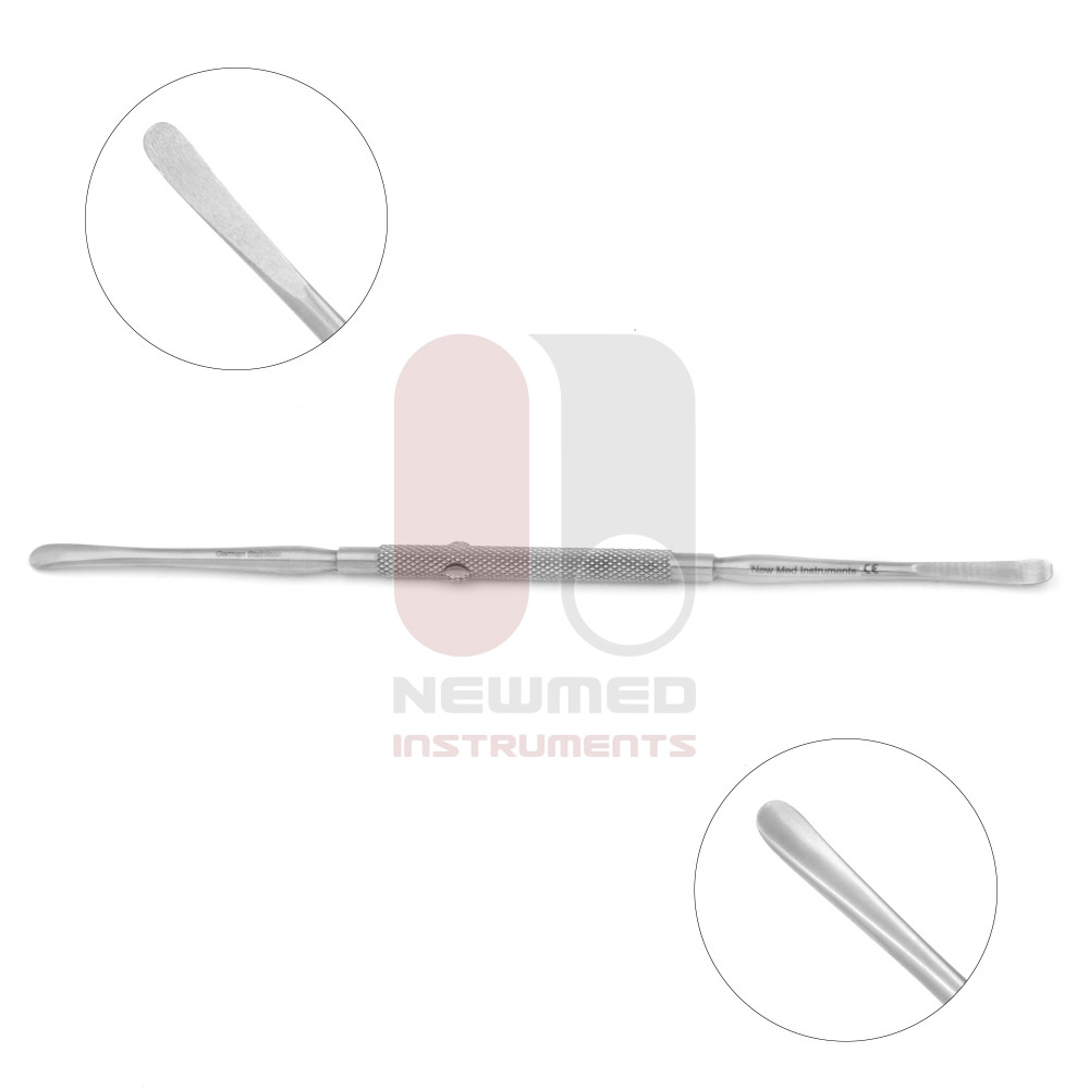 Elevador Freer de doble punta afilado/romo de 18 cm