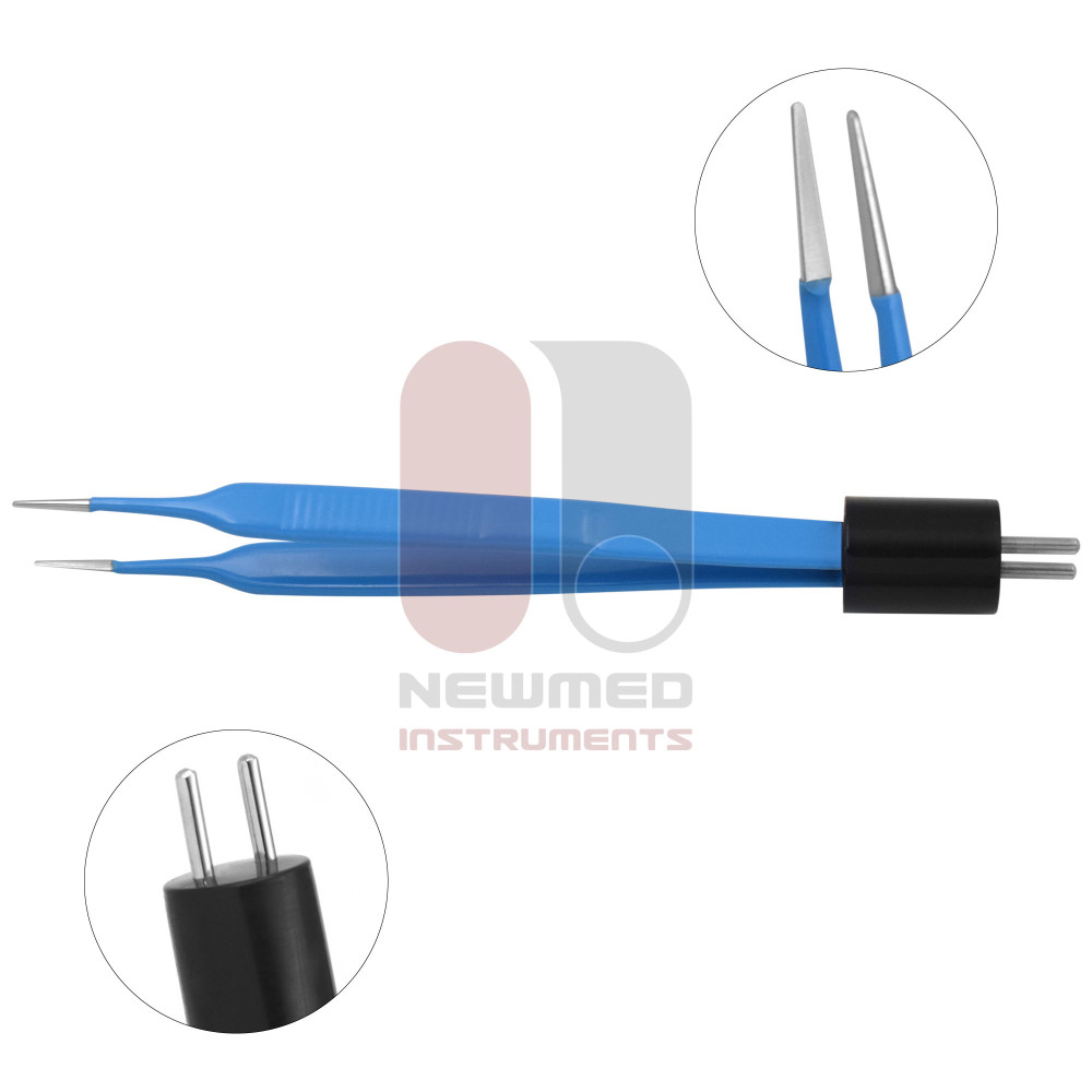 Биполярный пинцет для ювелирных изделий, тонкие кончики, 3-3/4 дюйма, 10 см, прямой (многоразовый)