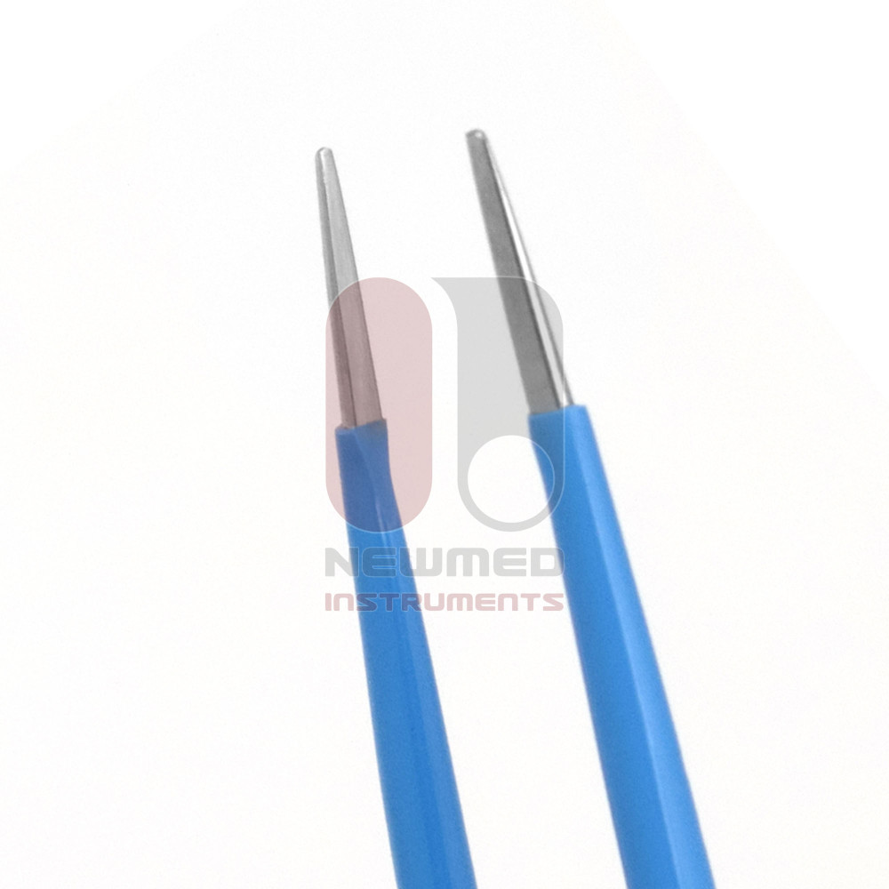 Pinzas bipolares McPherson, 2-3/4" 7 cm, rectas, puntas delicadas