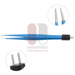 Semken バイポーラ鉗子、1.0 mm チップ、6'' 15 cm、ストレート絶縁 Semken バイポーラ鉗子、1.0 mm チップ、6'' 15 cm、ストレート絶縁