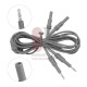 Câble bipolaire pour ciseaux bipolaires, 2 bananes 10" (3 m), longueur