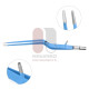 Bayonet Irrigation Bipolar Forceps